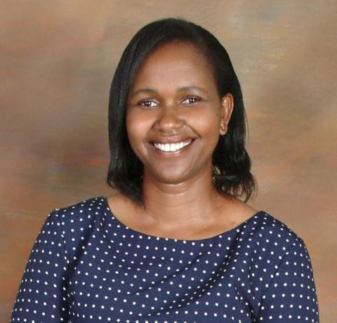 Dr. Shepelo, a lecturer at the department of Clinical Studies, University of Nairobi